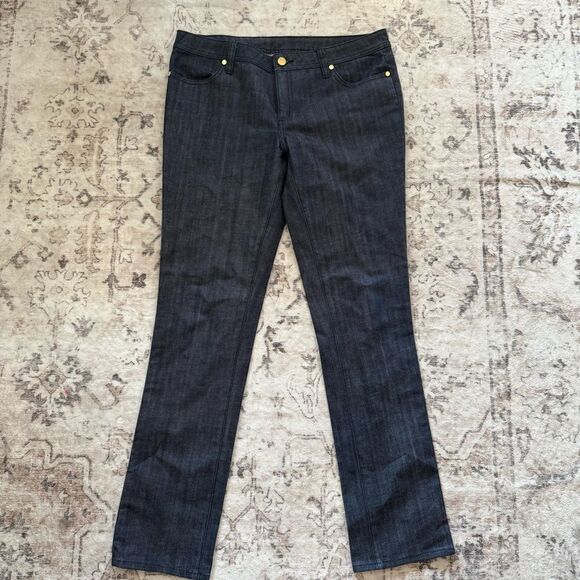 TORY BURCH dark wash jeans size 32 - Picture 1 of 3